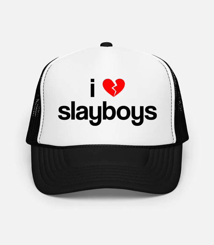 I HATE SLAYBOYS TRUCKER HAT